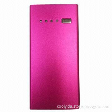 Power bank with fashionable appearance, 5,200mAh capacity, measures 95 x 44 x 20mm